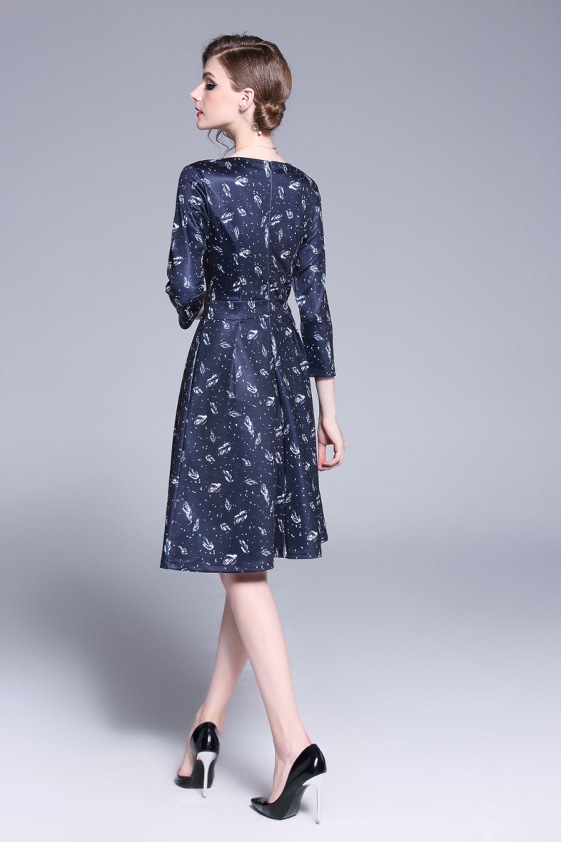 Navy blue dress