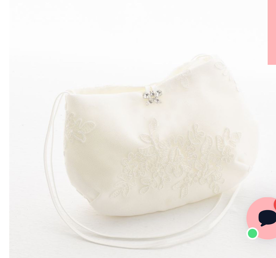 Lace Holy Communion bag