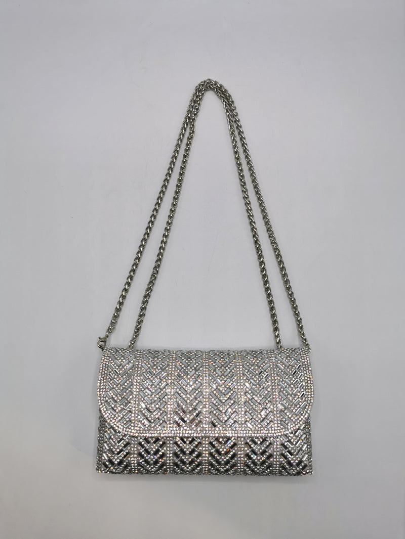 Mini rhinestone clutch