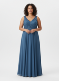 Extra Large Long Teal dress
