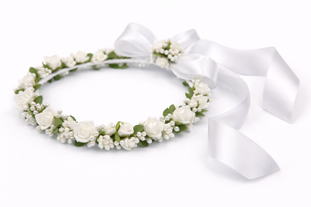 NEW 2026 First communion wreath, headwear, head piece 