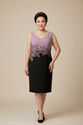 Two Piece Blazer and embroidered  dress set