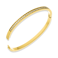 Shine bangle | 18K gold-plated
