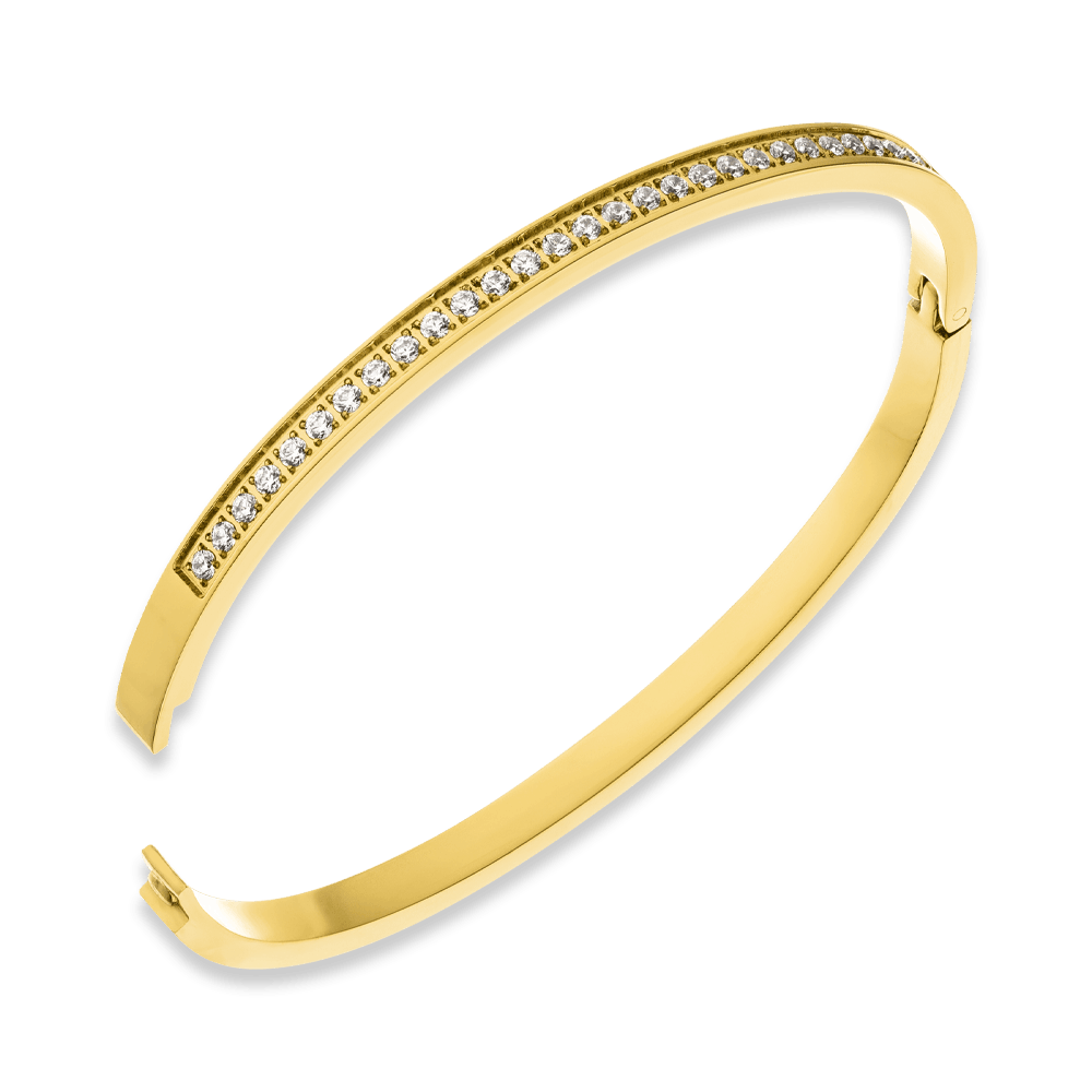 Shine bangle | 18K gold-plated