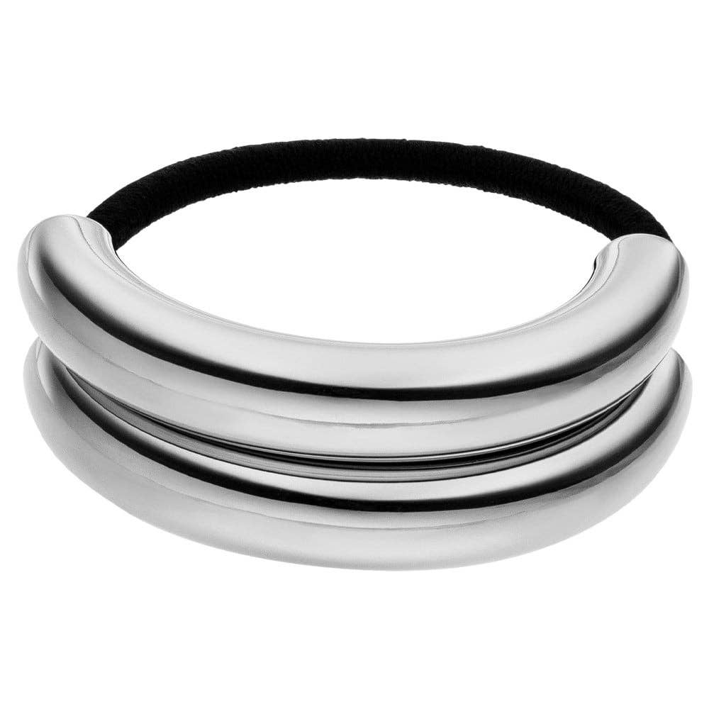 Hair tie with jewelry | 18K gold-plated