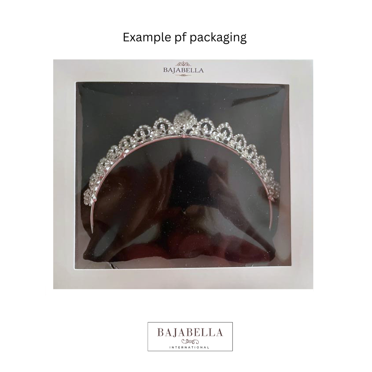Diadem with crystals