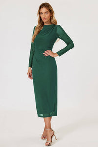 Long sleeve midi dress