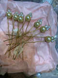 Pearl & Rhinestone pins