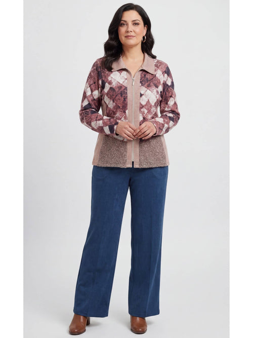 395370N JACKET WITH ZIPPER COMBINED WITH BAGUILLA