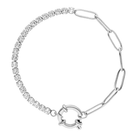Tennis Chain Bracelet | 18K Gold Plated