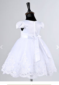 Baptism Girls White Dress