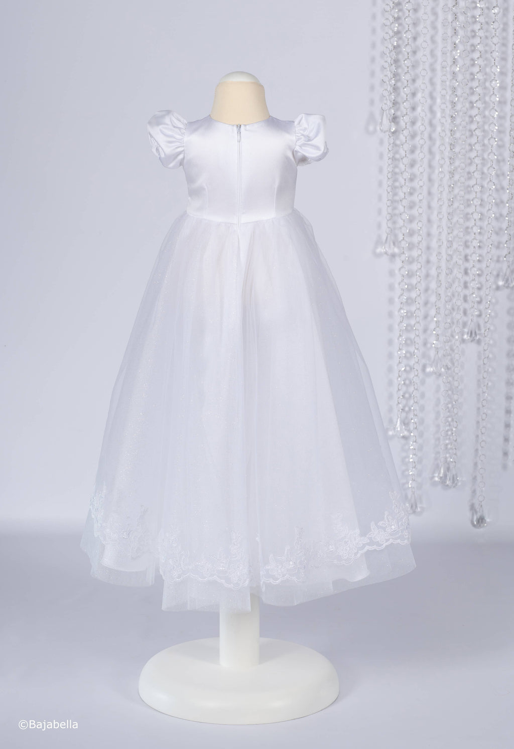 Christening, Baptism White Dress, Baby Girl Gown