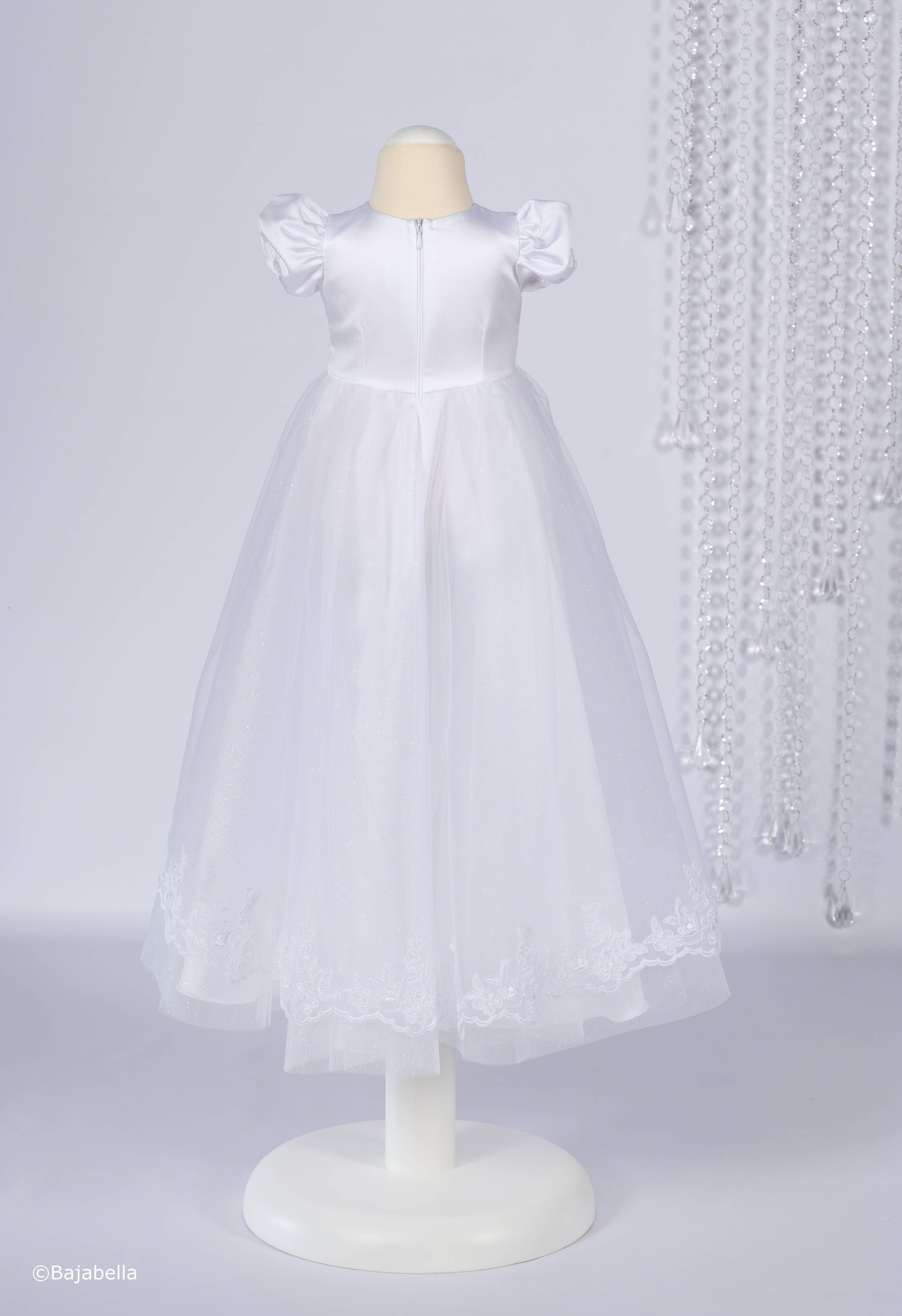 Christening, Baptism White Dress, Baby Girl Gown
