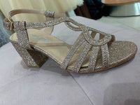 Rose Gold 7cm Block hill Sandel