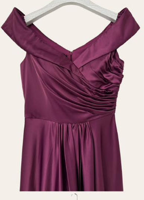 Off the shoulder Satin dress