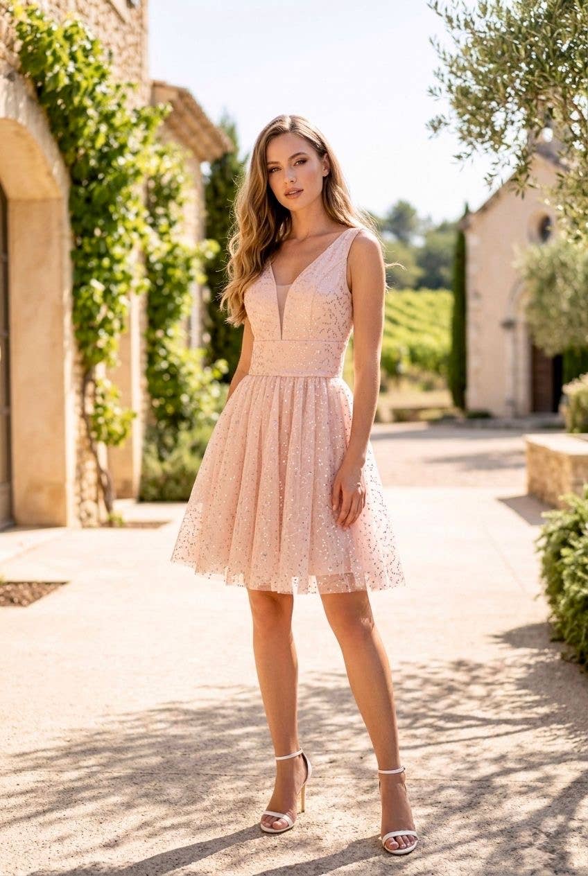 Short Tulle Skater Dress