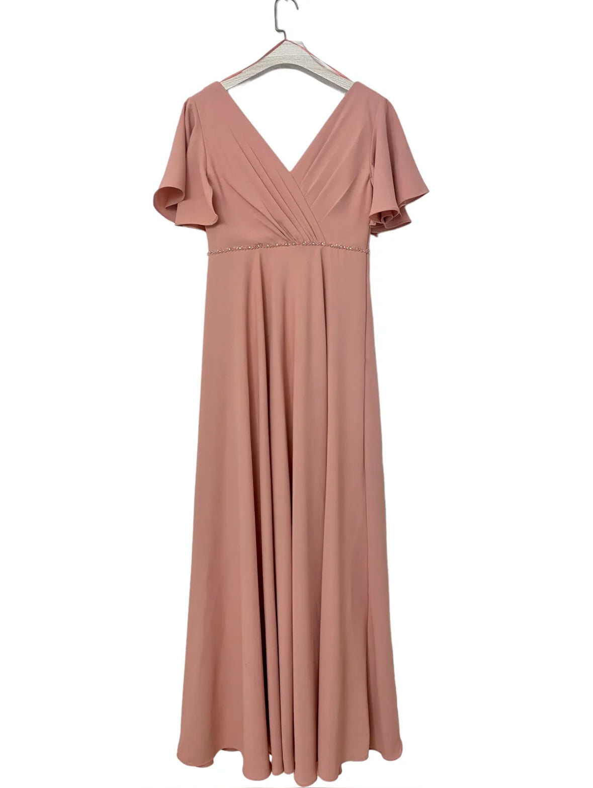 Long Empire cut, with 3/4 sleeve dress