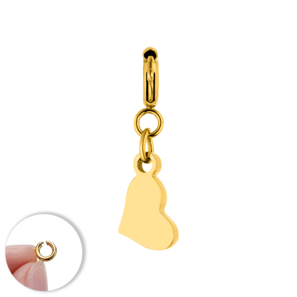Hearty Charm | 18K gold-plated