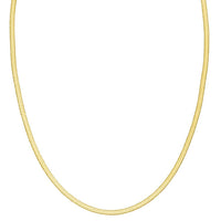 Snake skin | 18k gold plated chain