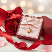 Key to Heart | 18k gold plated necklace
