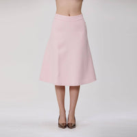 Trapeze midi skirt