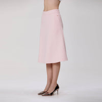 Trapeze midi skirt