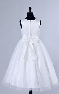 Satin and tulle dress