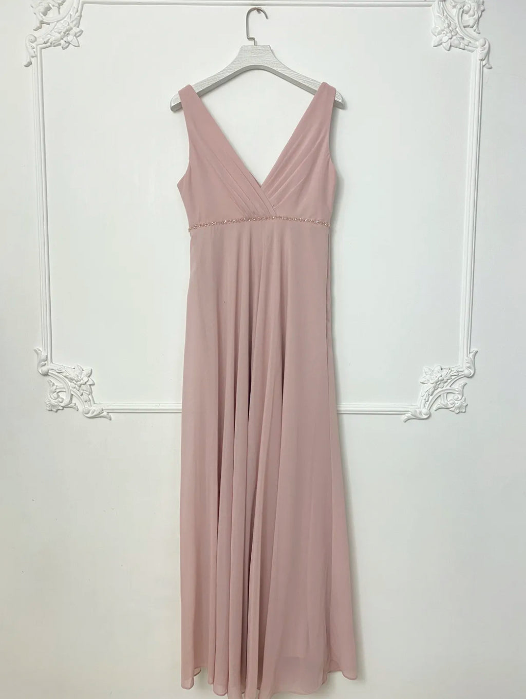 Bridesmaid dress in  Shiny chiffon fabrics