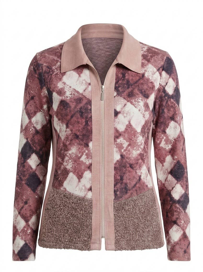 395370N JACKET WITH ZIPPER COMBINED WITH BAGUILLA