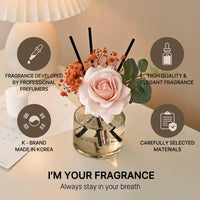 Cocodor Rose Diffuser 200ml (6.7oz) Rose Perfume Fragrance