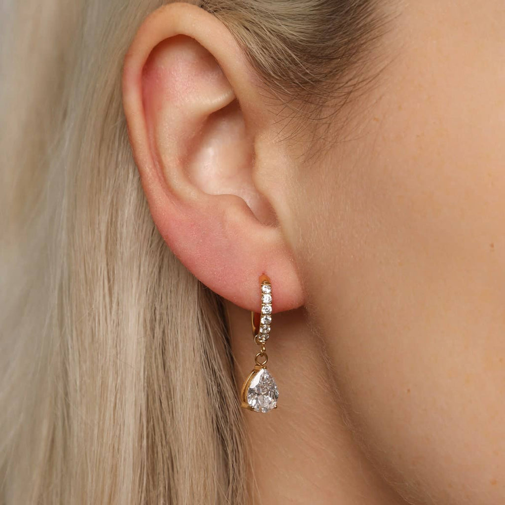 Tear Drop earrings | 18K gold plated
