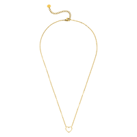 Fine Heart Necklace | 18K Gold Plated