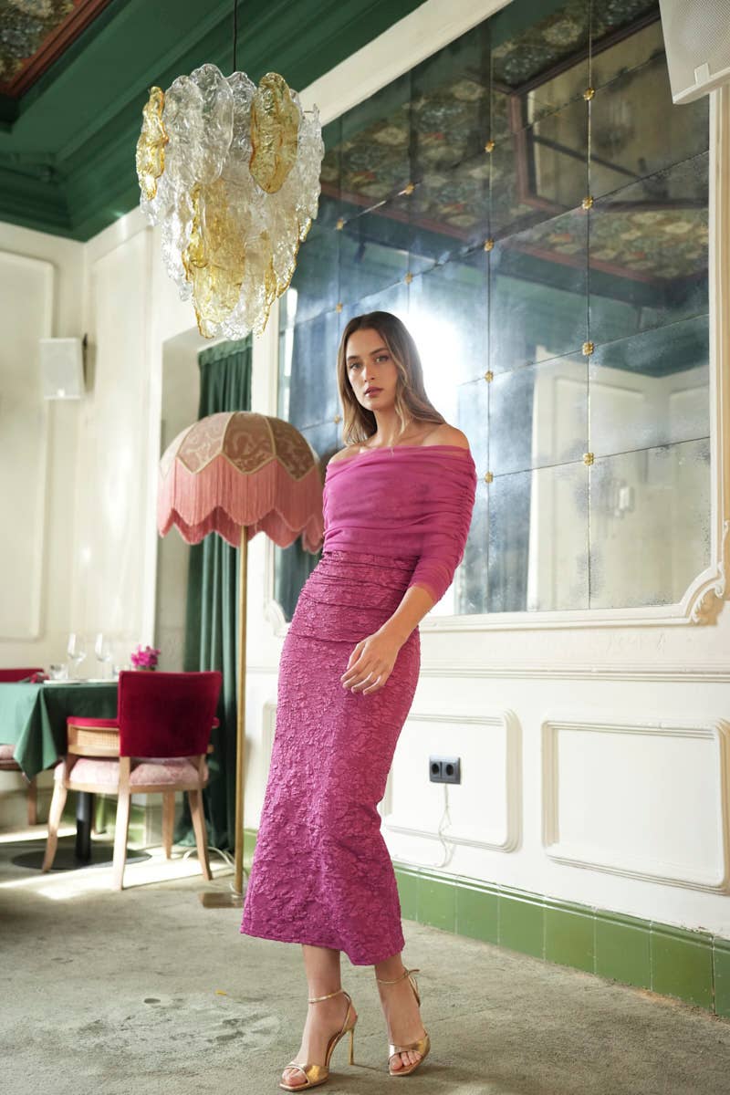 Rosalía jacquard dress - SPRING 2026