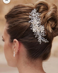 Silver Hair Comb