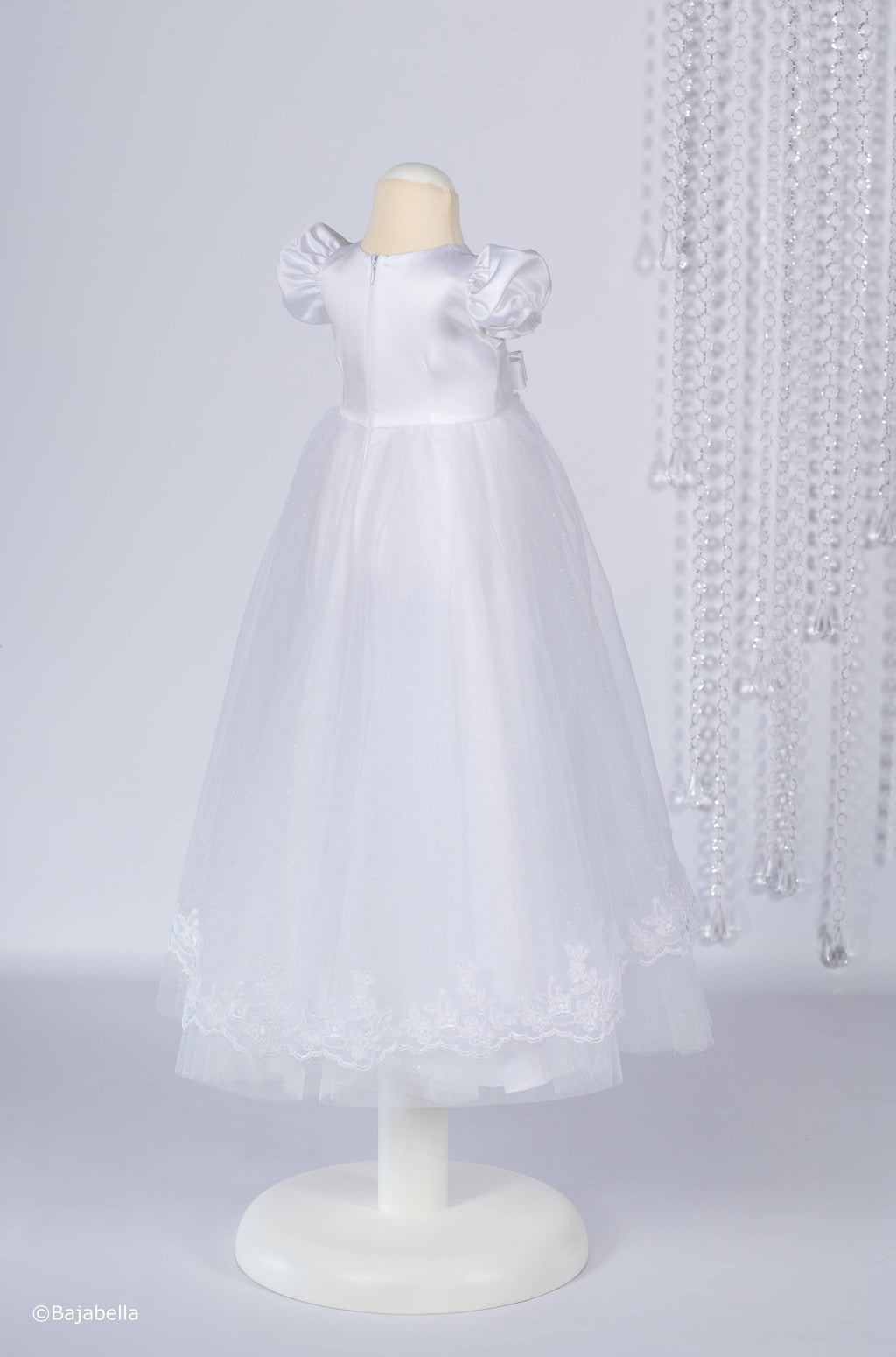 Christening, Baptism White Dress, Baby Girl Gown
