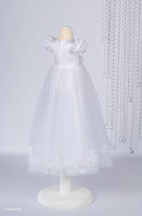 Christening, Baptism White Dress, Baby Girl Gown