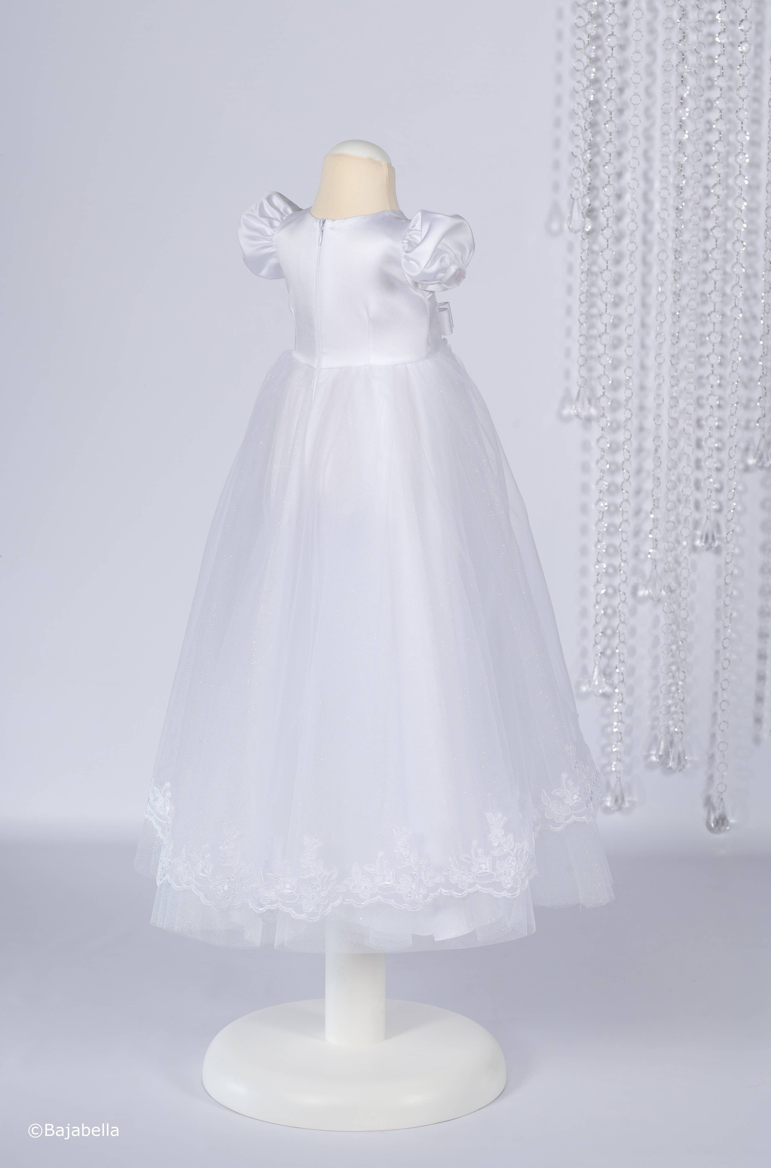 Christening, Baptism White Dress, Baby Girl Gown