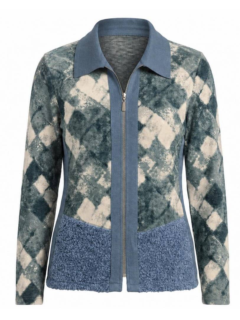 395370N JACKET WITH ZIPPER COMBINED WITH BAGUILLA