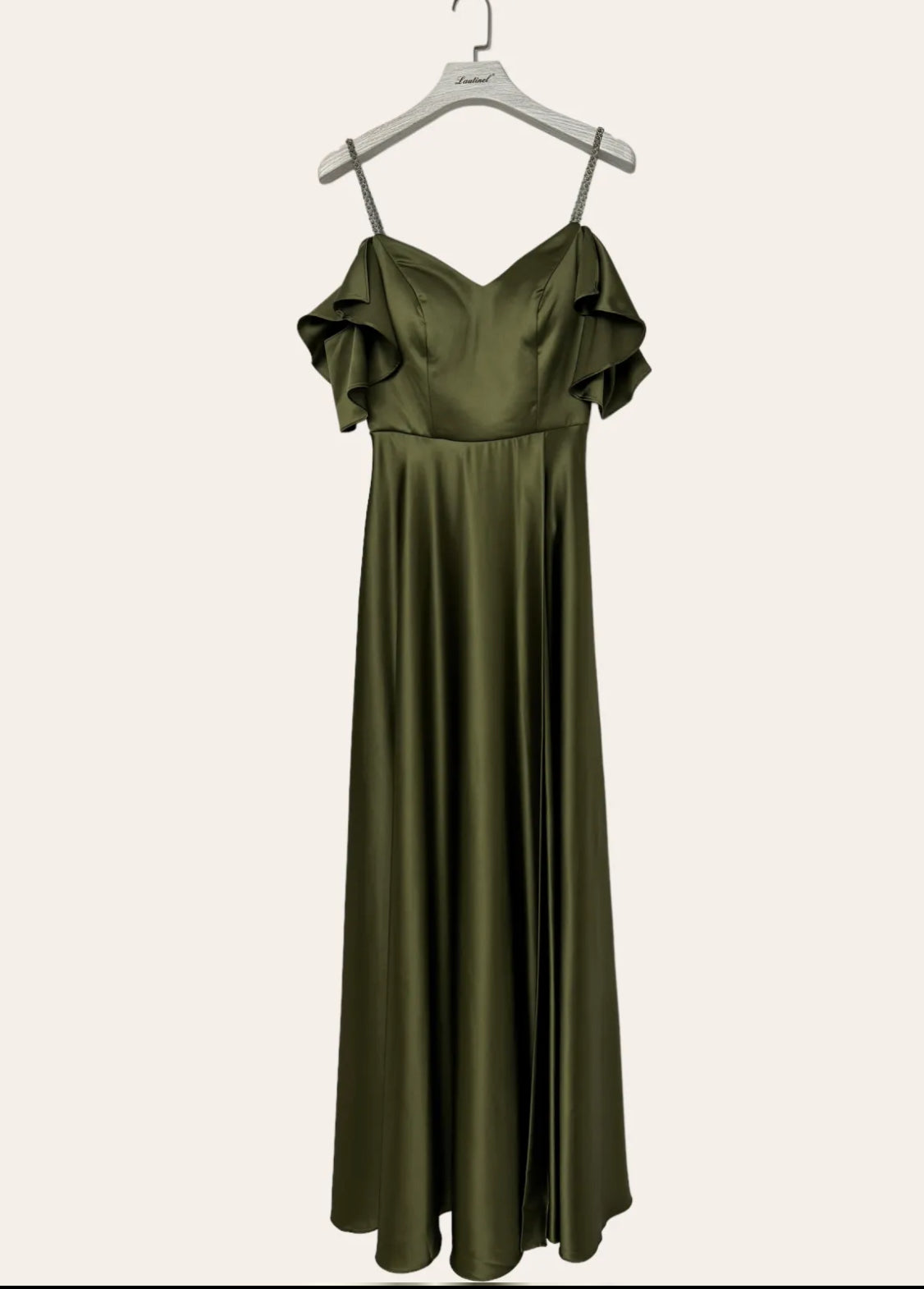 Silky Satin Off The Shoulder Bridesmaid dress