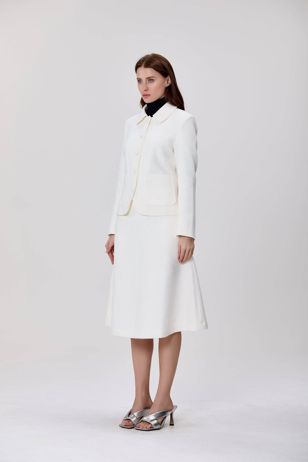Smart and Joy - Trapeze midi skirt