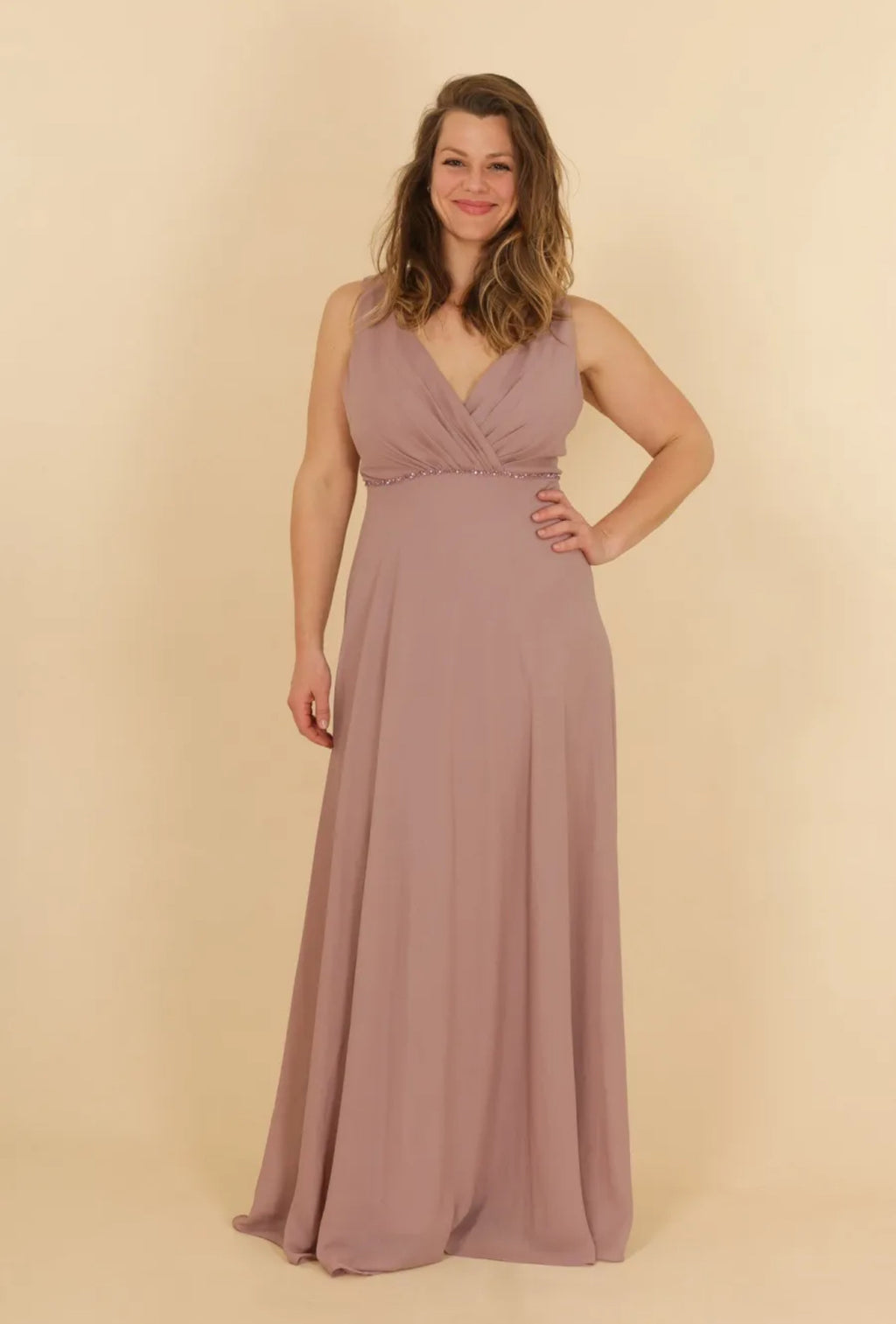 Big Size Empire Cut Bridesmaid dress – Aphrodite Malta