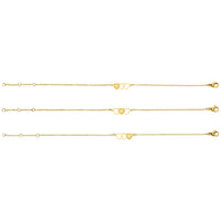 3 Sisters Set | Bracelets 18k Gold Plated