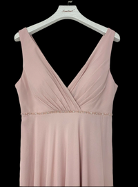 Bridesmaid dress in  Shiny chiffon fabrics