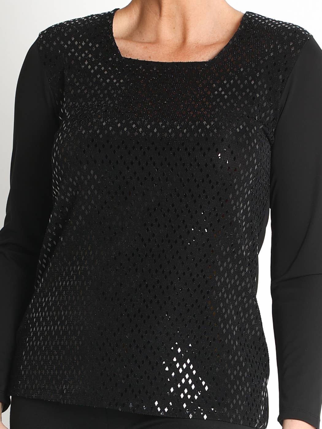 371500N  PARTY KNIT T-SHIRT WITH SLITS