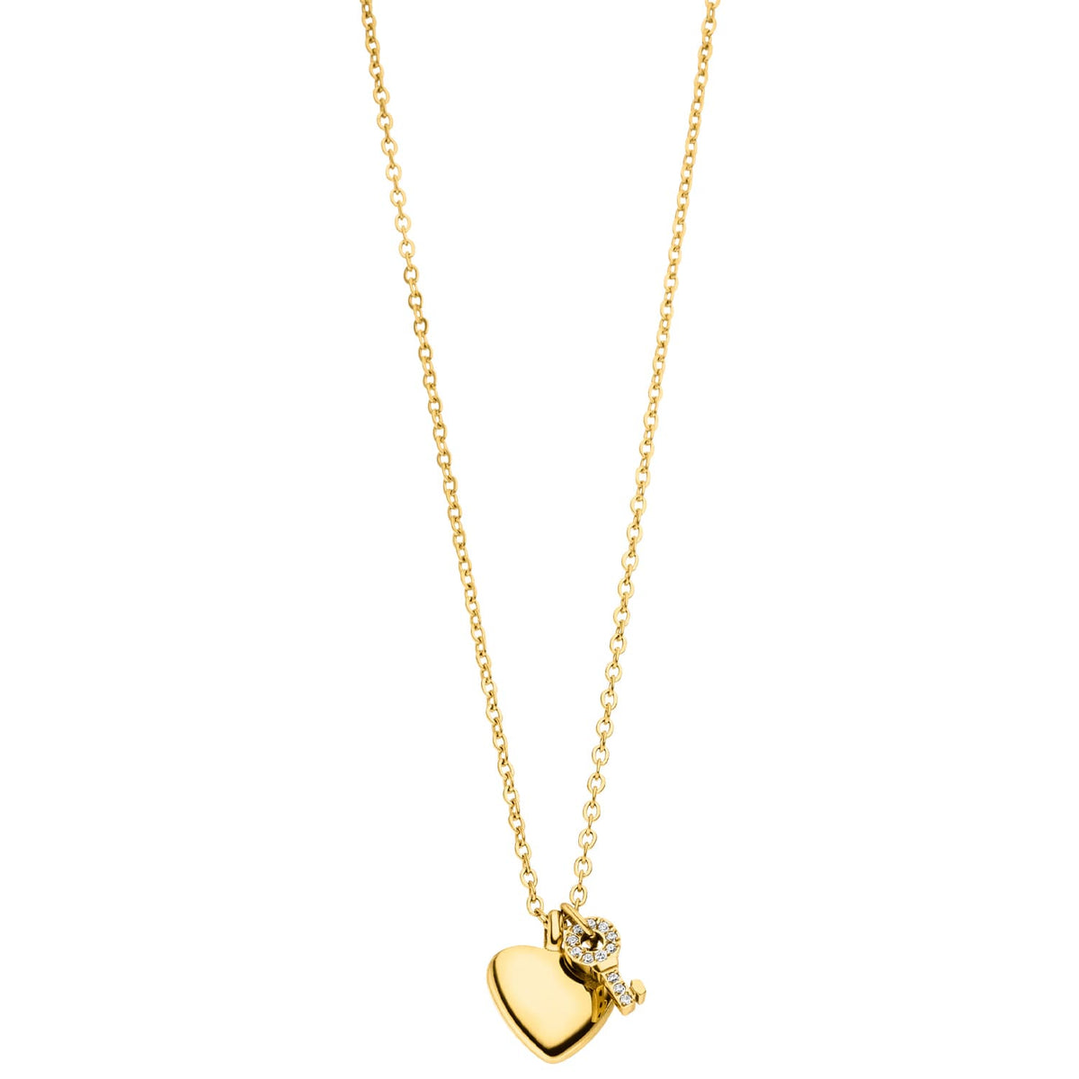 Key to Heart | 18k gold plated necklace