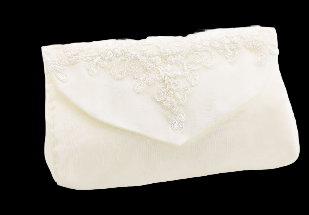 Taffeta and Lace Holy Communion bag