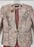 Three piece Skirt Jacquard Suit