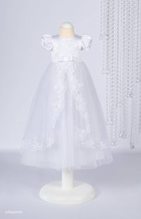 Christening, Baptism White Dress, Baby Girl Gown