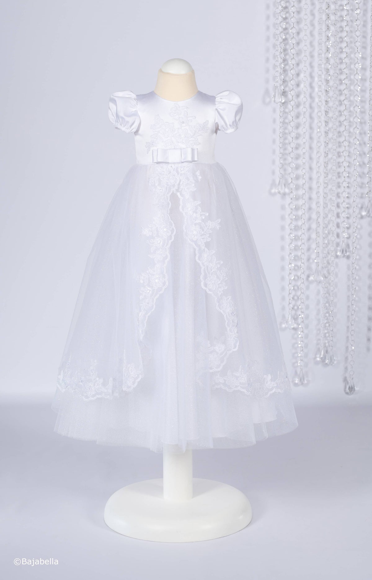 Christening, Baptism White Dress, Baby Girl Gown