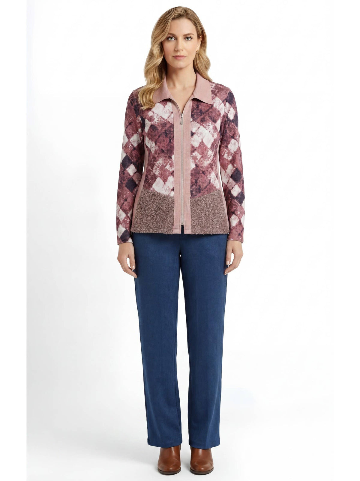 395370N JACKET WITH ZIPPER COMBINED WITH BAGUILLA